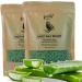 Wax Beans - Hard Wax Beans - Yellow Wax Beans- For Painless Wax for Bikini Arms Legs Armpit with 4 different Flavor- Honey In Blocks- Lavender- Lemon and Rose Beads by (Vaxy) (Aloe Beads 1kg) - Buy Online on GoSupps.com