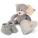 Baby Box Shop - Unisex Newborn Baby Essentials Gift Hamper Basket - Grey - Buy Online on GoSupps.com