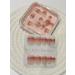 Short Square Squoval French Tip Red Gradient Press On Fake Nails - Buy Online on GoSupps.com