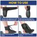 Plantar Fasciitis Brace Sock - Lightweight Night Splint for Foot Drop Ankle Support & Pain Relief - Adjustable Medium Size - Buy Online on GoSupps.com