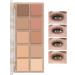 10 Colors Eyeshadow Palette Matte Nude Eye Makeup Palette Ultra-Blendable Long Lasting High Pigmented Waterproof Nudes Neutral Smooth Eye Shadow Palette for Women Natural Charming Looking #05 5#