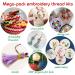 108pcs Embroidery Floss Cross Stitch Threads Kit with Storage Box - Colorful Friendship Bracelets and Number Stickers Included - Buy Online on GoSupps.com