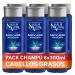 NaturVital NaturVital - Pack of 6 anti-hair loss shampoos for oily hair paraben and silicone free hair loss prevention natural strengthening for men and women 6 x 300 ml