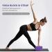 Syntus Yoga Block and Strap Set - 2 EVA Foam Non-Slip Blocks + 8FT D-Ring Strap for Yoga, Fitness, Pilates - Purple - Buy Online on GoSupps.com