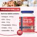 NYO3 Krill Oil - 90 Capsules | Pure Norway 270mg Omega 3 150mg EPA 70mg DHA 560mg Phospholipids 70mg Choline & 85mcg Astaxanthin - International Shipping - Buy Online on GoSupps.com