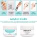 PEACECOLOR Acrylic Nail Kit 8G 2PC Clear White Acrylic Powder Set Professional Acrylic Nail Powder for Nail Acrylic Extension Nail Carving Long-Lasting No Nail Lamp Needed for Home DIY color 167 - Buy Online on GoSupps.com
