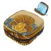 Women's napkin storage bag with wild mushroom pattern portable for menstruation cups with zipper for teenagers girls women women color 3