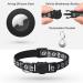 Shop Adjustable Airtag Cat Neck Band with Bell | Reflective Kitten Collar Holder | Safety Buckle for Cats | 17.8-30.5 cm - Violet - Buy Online on GoSupps.com