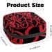 Red Heart Storage Bags for Women's Bandages | Large Menstrual Cup Pocket & Zipper | Tampons Panty Liners & Periodic Inserts Multicolored - Buy Online on GoSupps.com