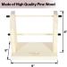 Olikraft Double Revolving Yarn Holder - Horizontal Yarn Spindle Feeder or Dispenser - Craft Supplies for Crochet and Knitting Wood - Buy Online on GoSupps.com