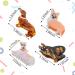 Meekoo Cute Dog Hair Clips - 4 Styles - Small Claw Clips for Women & Girls - Buy Online on GoSupps.com