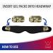 Hawwwy Head Wrap Pain Reliever with Hot Cold Gel Packs - Ideal for Tooth Pain, TMJ Relief, Headaches - Heating Pad Ice Pack - Camo Design - Buy Online on GoSupps.com