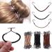Elastic Hair Bands - 30 Pack Hair Ties for Women & Girls | Ponytail Clips & Rubber Braids in 3 Colors | Durable Hair Accessories - Buy Online on GoSupps.com