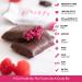 Truth Bar Omega-3 Chia Snack with Prebiotics & Probiotics, High Fiber, Low Sugar, Keto, Kosher, Dark Chocolate - Vegan, Gluten Free - 12 Ct (45g ea) Raspberry Coconut Pack - Buy Online on GoSupps.com