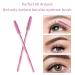 Upgrade 100pcs Silicone Mascara Wands - Soft Lash Spoolies for Eyelash Extensions & Brow Lift - Disposable Brush with Case (Pink/Green - Buy Online on GoSupps.com