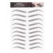 and Lifelike Eyebrow Sticker Professional Waterproof Eyebrow Sticker Women Eyebrow Transfer Sticker for One-time Use(BROWN-08)
