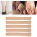 5pcs Toe Tube Sleeve Separator Pedicure Corn PU Gel Elastic Fabric Protector for Bunion Hammer Toe Callus (Small) - Buy Online on GoSupps.com