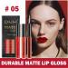 CAHIUYOA 3-Piece Dark Red Matte Liquid Lipstick Set | Long-Lasting, Smudge-Proof & Waterproof Lip Gloss | Labial Mate Larga Duraci n 24 - Set 05 - Buy Online on GoSupps.com