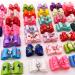 Mruq Pet 30pcs Exquisite Rhinestone Dog Hair Bows | Cute Pattern Puppy Grooming Bows for Small Dogs & Cats - Buy Online on GoSupps.com