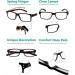 Eyekepper 5-Piece Classic Spring Hinge Reading Glasses Set - Leopard Temple & Transparent Lenses 2.75 Diopters - Stylish Sun Reading Glasses for Every Occasion - Buy Online on GoSupps.com