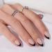 Buy Bartbox French Press Almond Fake Nails - 30 Piece Short Artificial Nails Set with Glue for Women | Perfect Quality Press-On Nails - Buy Online on GoSupps.com