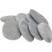 Lulonpon 10-Piece Extra Large Painting Rocks - Smooth Bulk Flat Rocks for Kids - 4-4.3 Inches Gray-Middle - Arts and Crafts Supplies - Buy Online on GoSupps.com