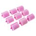 Conair Jumbo Foam Rollers in Pink - 9 Count Set in Zipper Case | Self-Fastening, Reusable - Pack of 1 - Buy Online on GoSupps.com