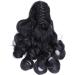 IMISSU Long Curly Claw Ponytail Clip On Hair Extension Pony Tail Hair Piece (Black 1B) - Buy Online on GoSupps.com