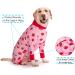 YeaPeeto One-Divider Pajamas for Large & Medium Dogs | Relaxation Hair Loss & Allergy Protection | Cone Alternative | 6XL Strawberry - Buy Online on GoSupps.com