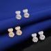 Earring Lifters Set - 3 Pairs Hypoallergenic Backs for Droopy Ears - Adjustable Crown Design in Silver and Gold - 8MM Size - Buy Online on GoSupps.com