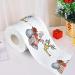 Merry Christmas Toilet Paper - 2/5 Rolls Christmas Toilet Paper Roll Santa Holiday Toilet Paper Fun Tissue Napkin Prank Novelty Colored Toilet Paper Santa Printed Paper Towels Gift - Buy Online on GoSupps.com