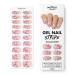 MOYOU LONDON Semi Cured Gel Nail Strips 20 Pc. Gel Wraps for Nails Get 1 Free UV Lamp when you Get 3 or More Easy Apply & Remove for Salon-Quality Manicure -Funfetti