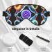 Silky Cosmic Stars Sleep Masks - Soft Satin Eye Cover & Blindfold for Travel | Perfect for Men & Women - Silent Night Stars - Buy Online on GoSupps.com