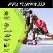 Shop Spark Kinetic Sleeve - Small Ankle Compression Support with Kinesiology Tape | Non-Slip Breathable & Moisture Wicking for Enhanced Muscle & Joint Support International Shipping Available - Buy Online on GoSupps.com