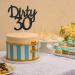 Tenhaisi Black Glitter Dirty 30 Cake Topper Talk 30 to Me Dirty 30 Cake Topper Women 30th Birthday Party Decoration Happy 30th Birthday Decoration 30th Birthday Anniversary Party Supplies - Buy Online on GoSupps.com