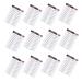 ABOOFAN 12 Sheets Waterproof Eyebrow Stickers Beauty Tools Black Sticker Hair-like Eyebrows Stickers Stencil