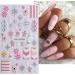 JMEOWIO 3D Embossed Christmas Glitter Nail Art Stickers Decals Self-Adhesive 5D Snowflake Xmas Winter Holiday Santa Cute Nail Supplies Nail Art Design Decoration Accessories 4 Sheets - Buy Online on GoSupps.com
