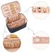 OCHEAL Portable Makeup Bag Organizer for Women - Large Capacity Cosmetic Travel Case with Handle and Divider - Black - Buy Online on GoSupps.com