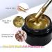 U-Shinein Painting Gel for Nail Mirror Silver Golden Nail Gel Upgraded Super Reflective Metal Painting Gel Nail DIY Nail Art Paint Liner UV Gel Golden+Golden - Buy Online on GoSupps.com