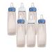 First Essentials by NUK Baby Bottle  Medium Flow  Blue and White  6 Count (Pack of 1) Blue/White