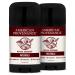 American Provenance All Natural Deodorant for Men - Aluminum Free Deodorant for Men that Lasts All Day - Made in the USA with Essential Oils & Cruelty Free - Patchouli (2 Pack)