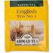 Ahmad Tea English Tea No.1 | Black Tea - 20 Teabag Sachets - Buy Online on GoSupps.com