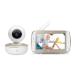 Motorola Nursery VM50G Baby Monitor Camera - 5-inch Colour Display Parent Unit - Lullabies - Two-Way Communication - High Sensitive Microphone Tilt and Digital Zoom - Night Vision White/Gold White / Gold
