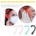 goforwealth Pairs Silicone Ear Hooks Earring Covers Reusable Silicone Ear Protectors Ear Holder Hook Ear Strap Accessories Can Relieve Earache Pleasure Black - Buy Online on GoSupps.com