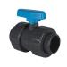 LionFlex PVC ball valve DN 50 mm adhesive socket x adhesive socket