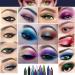 6-Piece Colorful Eyeliner Pencil Set - Metallic, Glitter, Pearl Eye Makeup Kit - Buy Online on GoSupps.com