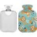 Naanle Animal Tiger Lion Hot Water Bottle | 1L Transparent Heat Bottle for Bed & Foot Warmer | Pain Relief & Cold Therapy - Buy Online on GoSupps.com