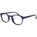 Opulize Zen Round Reading Glasses with Spring Hinges - Scratch Resistant Smooth Matt Purple - Unisex - R24-5 +1.00 Magnification - Buy Online on GoSupps.com