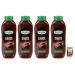 Italian Gourmet E.R. Develey Salsa Gluten Free BBQ Sauce 870ml + 400g Box of 4