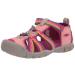 KEEN Unisex Kid's Seacamp 2 CNX-Baby Sandal 3 UK Child Rainbow Festival Fuchsia